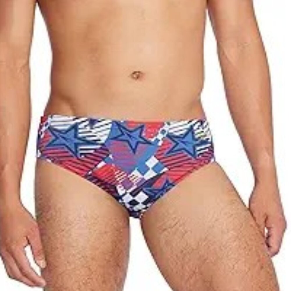 Speedo Overdrive One Brief True Cobalt NWT 34